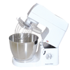 Alt Tag: EFI Sales SA-MX07 7L Light-Duty Commercial Countertop Mixer white countertop egg beater with stainless steel bowl and whisk