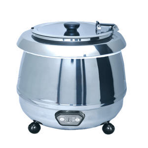 EFI Sales SA-SKPTSSDD10 10.6 Qt. Stainless Steel Countertop Soup Warmer, stainless soup kettle warmer with lid and digital temperature control