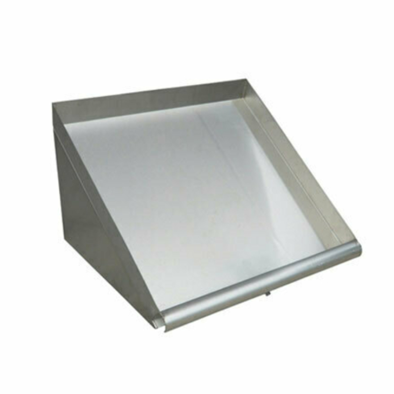 Étiquette alternative : EFI Sales SEWDR-21 Porte-vaisselle mural incliné en acier inoxydable de 21 pouces en acier inoxydable pour cuisines commerciales