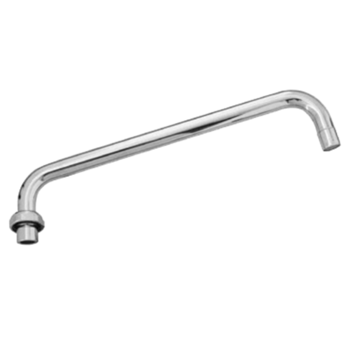 Alt Tag: EFI Sales SIF-SN14 14-Inch Swing Nozzle Faucet Spout, 14-inch chrome swing spout with laminar flow device for commercial kitchen sink