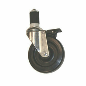 Alt Tag: EFI Sales Ltd. TC5BR 5-Inch Swivel Caster with Brake, heavy-duty swivel wheel for commercial kitchen equipment mobility