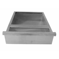 Alt Tag: EFI Sales Ltd. TDW24 21 Inch Stainless Steel Work Table Drawer open view, commercial kitchen worktable storage drawer insert