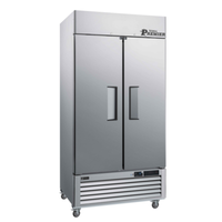 Alt Tag: EFI Sales Versa Premier F2-39VCP 39 Inch Reach-In Freezer stainless steel 2-door commercial reach-in freezer