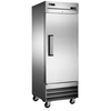 EFI Sales X-LINE 29-Inch Solid Door Reach-In Refrigerator stainless steel commercial single-door fridge on casters