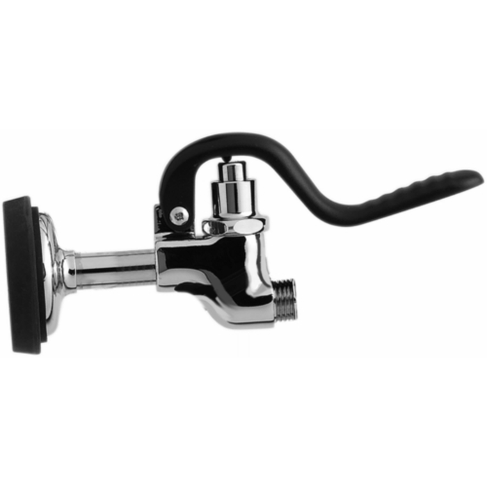 Alt Tag: EFI SIF-5SV 1.42 GPM Professional Commercial Kitchen Pre-Rinse Spray Valve side view with lever handle
