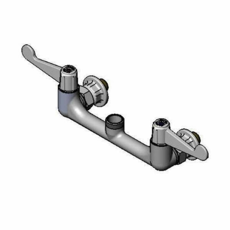 EFI SIF-F8WW00 8" Wall Mount Commercial Mixing Faucet Base for kitchens and restaurants.