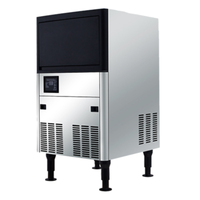 Alt Tag: EFI Versa-Chill Undercounter Air-Cooled Cube Ice Maker 120 lbs stainless steel undercounter ice machine with front vents