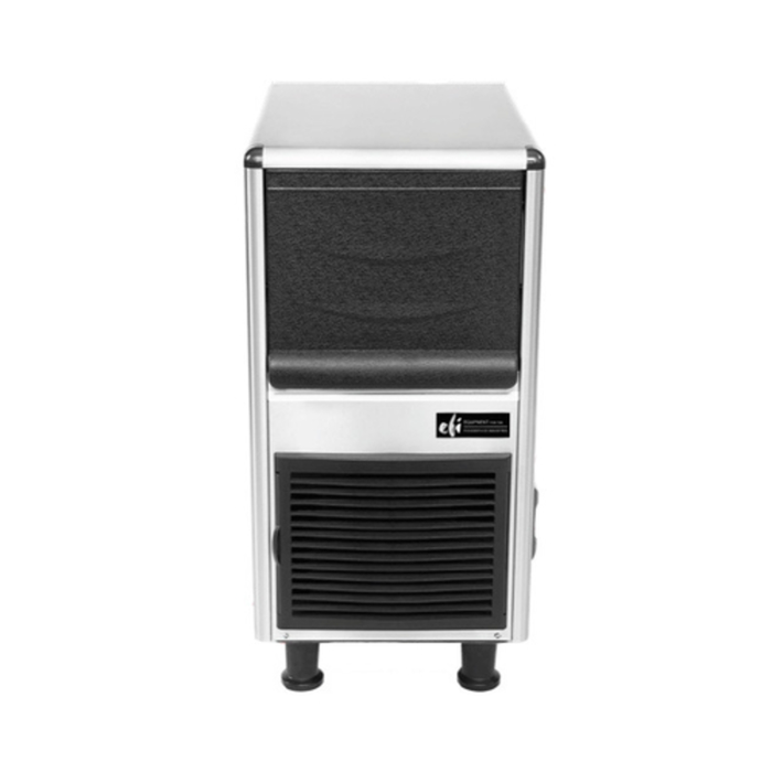 EFI Versa-Chill 80 Lbs Production Undercounter Cube-Style Ice Maker, compact undercounter cube ice machine with 33 lb storage bin