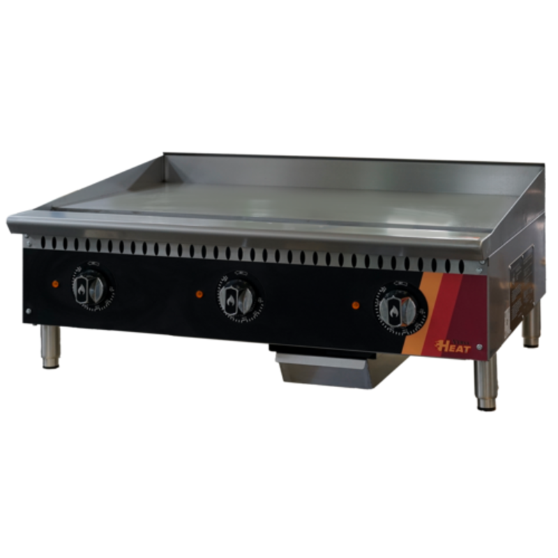 Tag alternatif : Plaque de comptoir électrique électrique EFI Versa Heat de 36" de large à contrôle de plateau électrique de comptoir électrique de 36 pouces