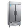 Versa Premier C2-39VCP 39 Inch Two Door Reach In Refrigerator With Stainless Steel Finish