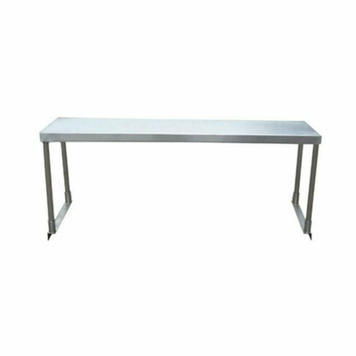 EFI Versa Steel 96-Inch Wide Single Tier Table-Mounted Overshelf