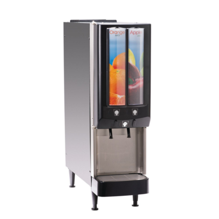 Bunn 37900.6076 JDF-2S 10.5"W Silver Series Cold Beverage Dispenser