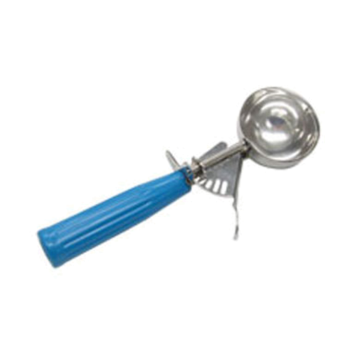 ICS-16 Standard Round Bowl Disher with Blue Handle 2-3/4 oz.