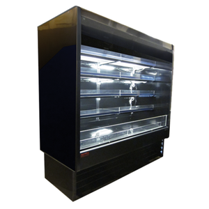 Howard-McCray SC-OD35E-8-B-LED Vitrine réfrigérée ouverte à produits laitiers autonome noire de 99 po de largeur