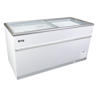 Celcold CF61ESG 61" Freezer Merchandiser Ice Cream Dipping Cabinet