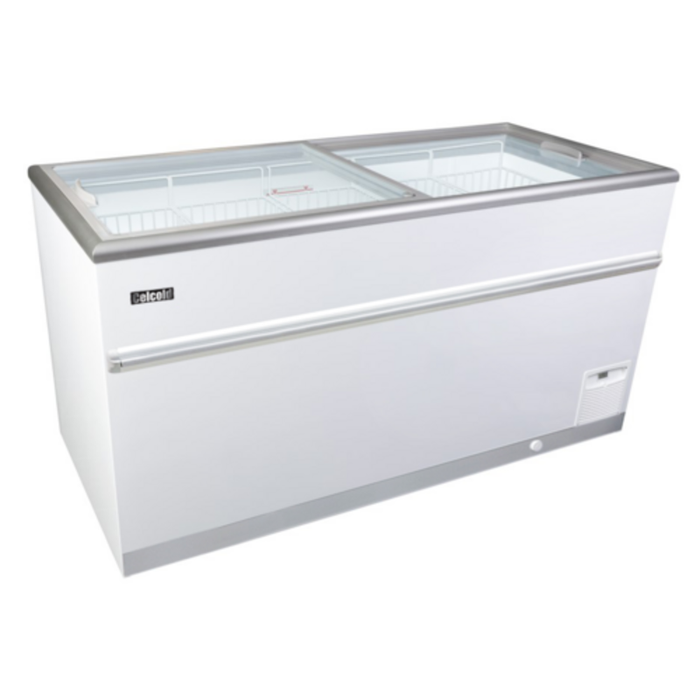 Celcold CF61ESG 61" Freezer Merchandiser Ice Cream Dipping Cabinet