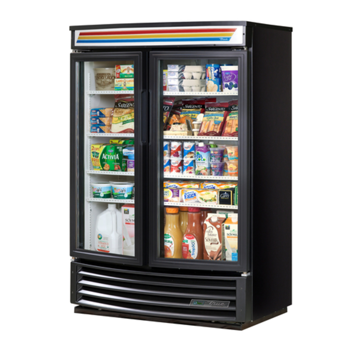 True Manufacturing GDM-35SL-RF-HC-LD 39.75" Glass Door Merchandiser