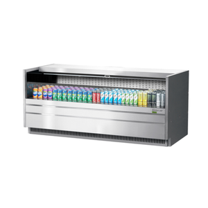 Turbo Air TOM-72UC-S-N Vitrine ouverte réfrigérée à encastrer de 183,5 cm de largeur
