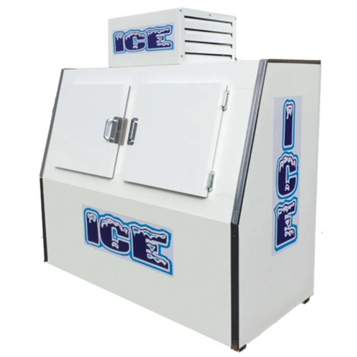 Fogel ICB-2 Distributeur de glace d'extérieur de 193 cm de large et 1 700 litres