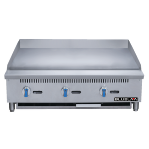 Blue Lava BLGM36-20D 36"W Gas Countertop Heavy Duty Griddle