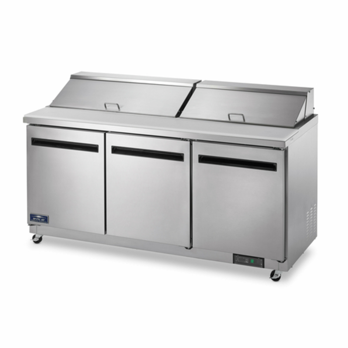Table de préparation sandwiches/salades mega-top Arctic Air AMT72R, 181,6 cm (71,5 po)