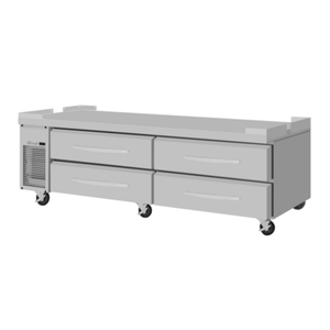 Turbo Air PRCBE-84R-N-FT 84-Inch Refrigerated Chef Base