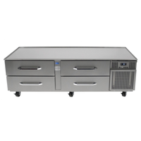 Randell LPRES1R2-72C4 72"W Refrigerated Equipment Stand, Four Drawers