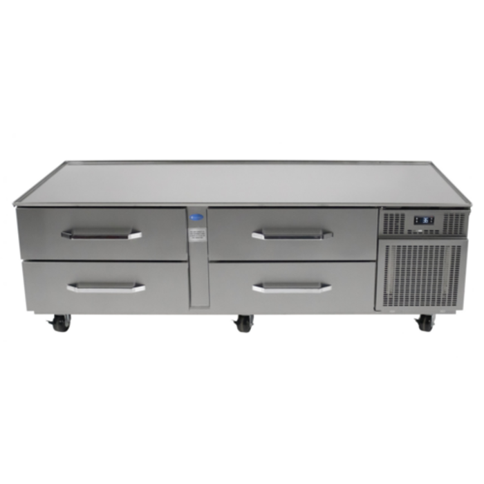 Randell LPRES1R2-72C4 72"W Refrigerated Equipment Stand, Four Drawers