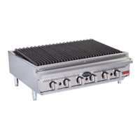 Royal RDRB-60 60" Delux Series Radiant Gas Countertop Charbroiler