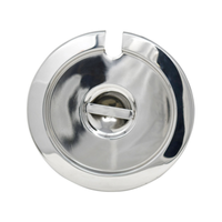 Omcan 44672 Stainless Steel Cover for 7 Quart Steam Table Inset