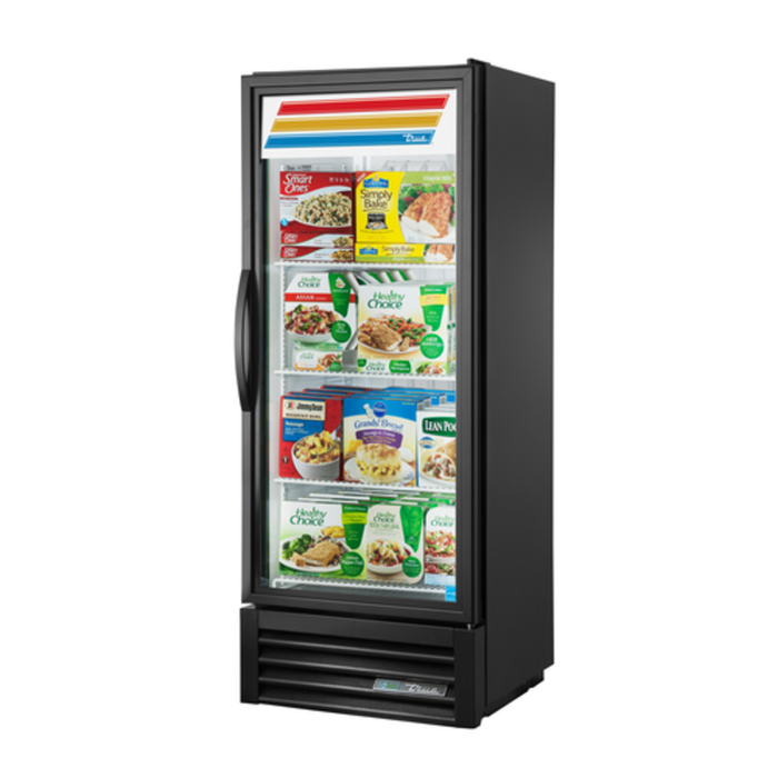 Véritable congélateur commercial vitré à une porte de 24-7/8 po de largeur