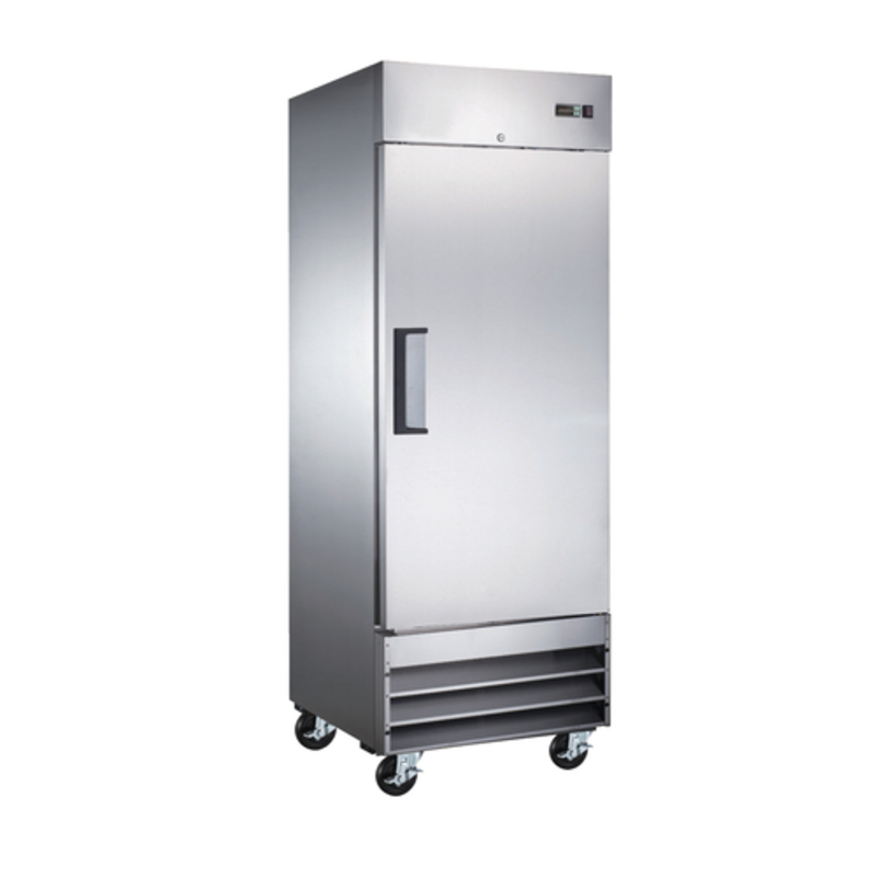 Omcan 50024 23 Cu. Ft. Single Door Commercial Refrigerator For Efficient Kitchen Storage