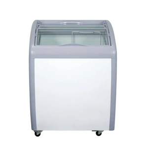 Ancaster XS-160 26-Inch Glass Top Chest Freezer With Sliding Door And Ample Storage For Frozen Products