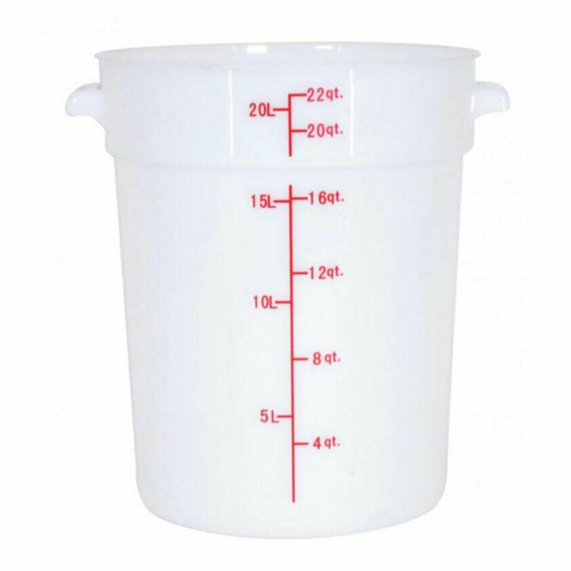 12 Qt Stackable Food Storage Container With Measurement Markings For Easy Ingredient Tracking