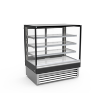 Arctic Air ARDC60SS 60" Refrigerated Square Glass Display Case Stainless