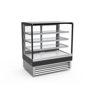 Arctic Air ARDC60SS 60" Refrigerated Square Glass Display Case Stainless