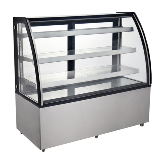 Vitrine réfrigérée de boulangerie à vitre courbée Omcan 44504 (RS-CN-0571) de 183 cm
