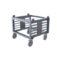 Cadco OST-195-CS Mobile Short Oven Stand 5 Pan Capacity