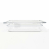 Clear Polycarbonate Food Pan With 1/4 Size Design For Food Storage And Service Solutions