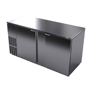 Fagor FBB-69S-N-HC 69.5" Solid Door Back Bar Cooler Refrigerator with Stainless Steel Exterior