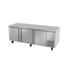 Fagor SUR-93 Undercounter Refrigerator With Three Doors And Stainless Steel Finish, Perfect For Commercial Kitchens.