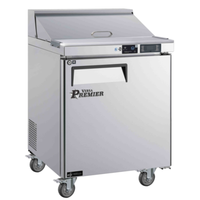 27.5 Inch Sandwich Prep Table by Versa Premier with stainless steel design and user-friendly interface.