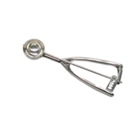 AMC-40 Ambidextrous Stainless Steel Round Bowl Disher, 7/8 oz. Capacity