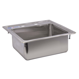 OMCAN 39784 15" x 15" Self-Rimming One Compartment Drop-In Sink