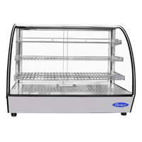 Cook Rite CHDC-56 36" Countertop Heated Curved Glass Display Case