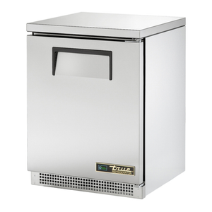 Réfrigérateur de comptoir à porte pleine True TUC-24-HC de 24 po avec réfrigérant aux hydrocarbures