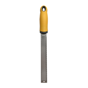 Omcan 44201 Zesteur 8" Surface de râpage en acier inoxydable, manche orange