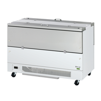 Turbo Air TMKC-58-2-WS-N6 58" Super Deluxe Dual-Sided Milk Cooler