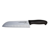Professional Chef Knife High-Carbon Stainless Steel With A Black Handle And Curved Blade For Versatile Kitchen Tasks