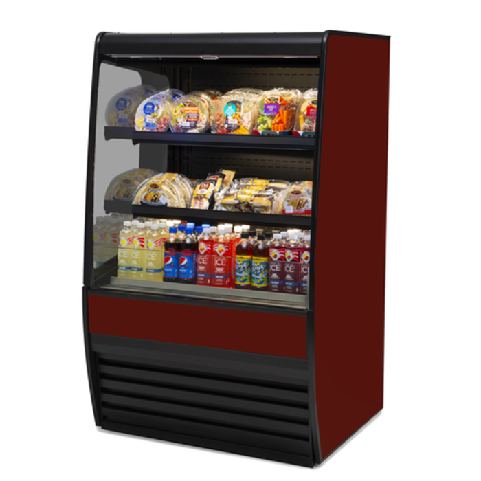 Federal Industries VRSS3660C 36"W Vision Series Open Refrigerated Merchandiser